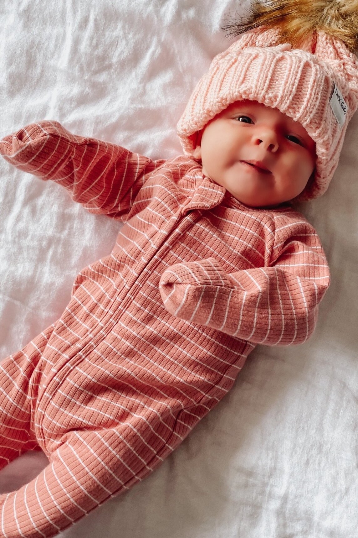 Rosy Pink Matching Beanies