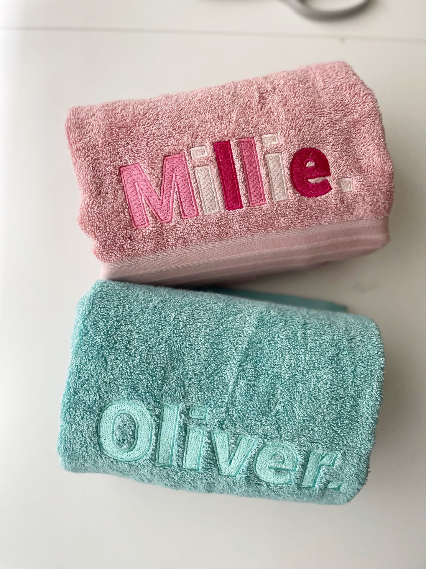Personalised Bath Towels (choose colour)
