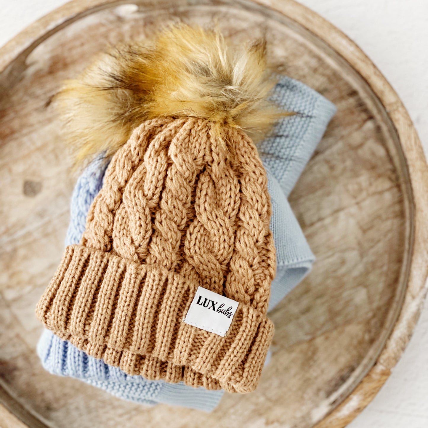 Brown Matching Beanies