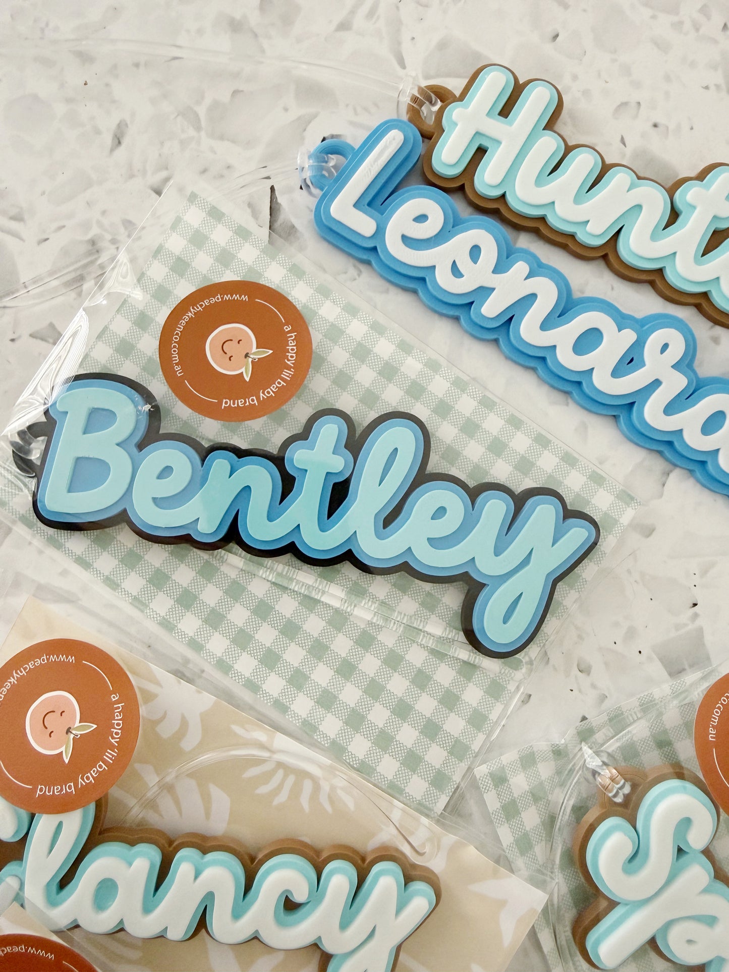 Triple Layer Bag Tags