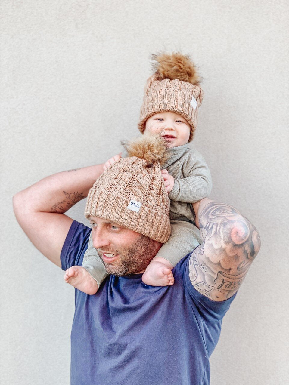 Brown Matching Beanies