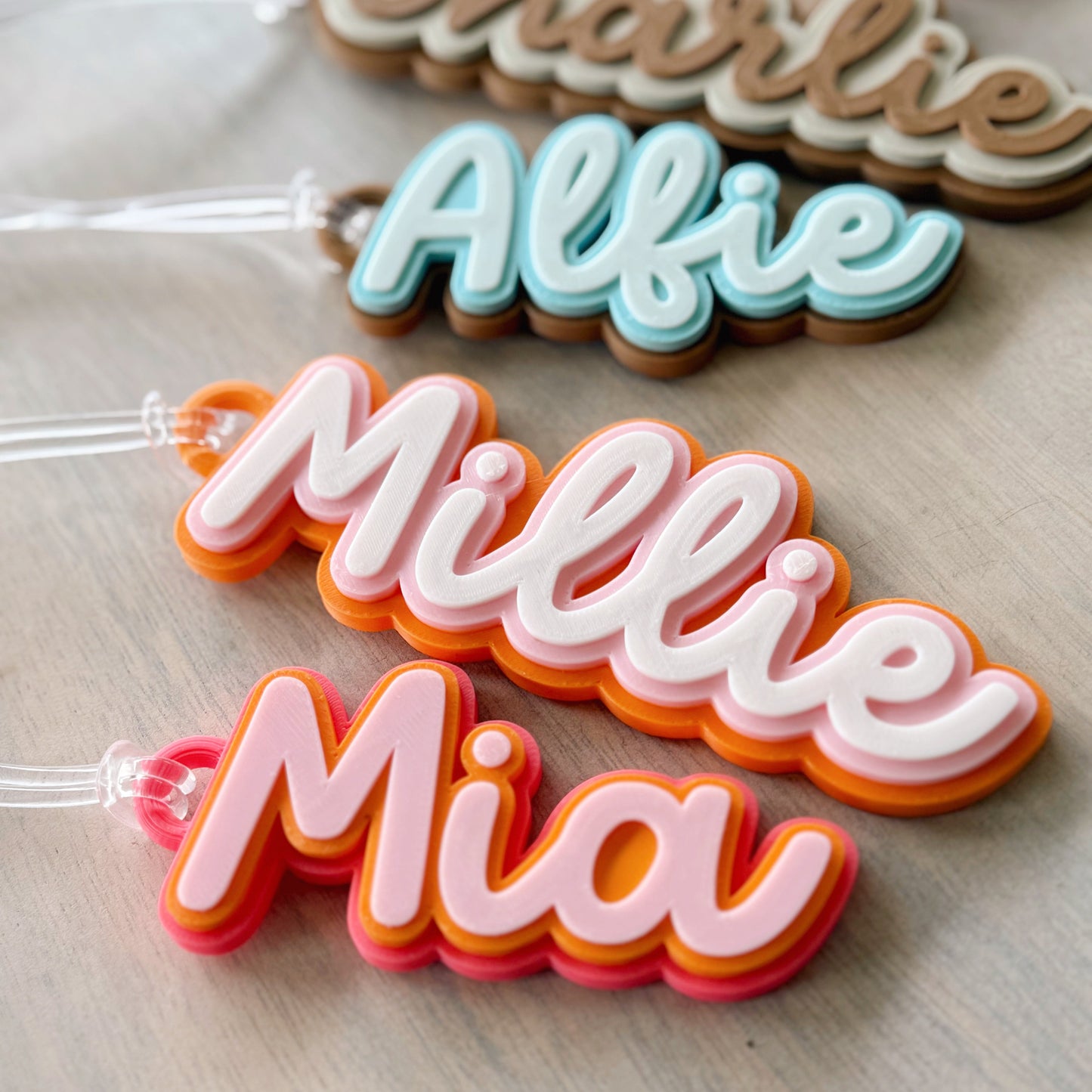 Triple Layer Bag Tags