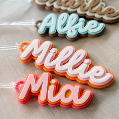 Triple Layer Bag Tags