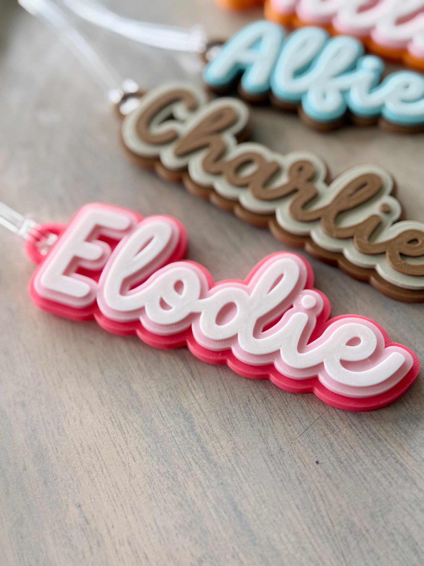 Triple Layer Bag Tags