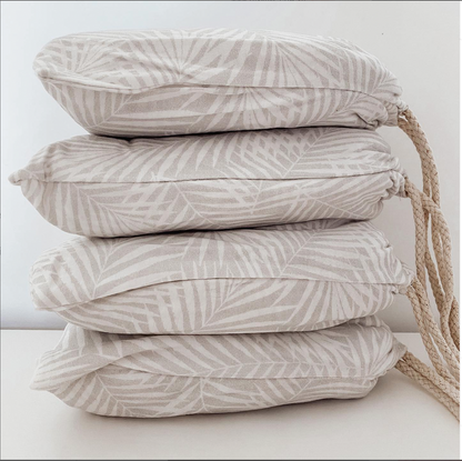 Cotton Jersey Cot Sheet - Palm Breeze