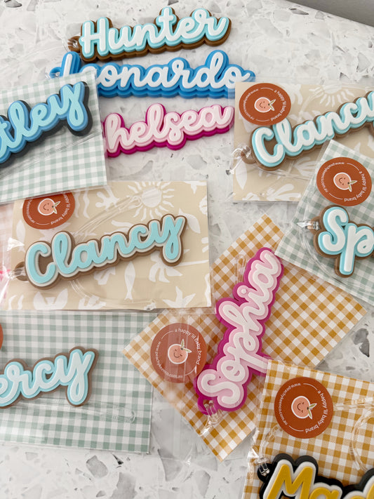 Triple Layer Bag Tags