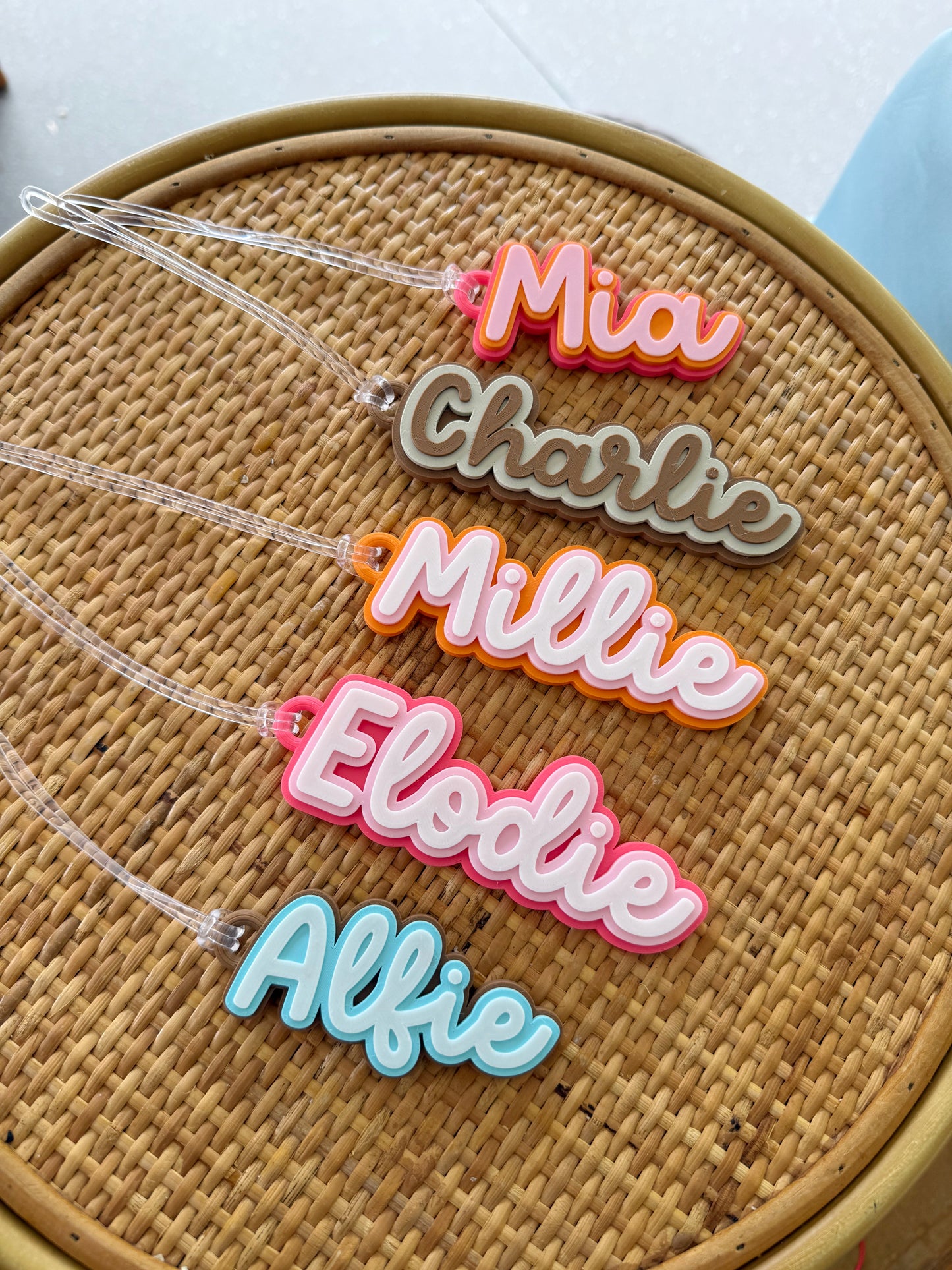 Triple Layer Bag Tags