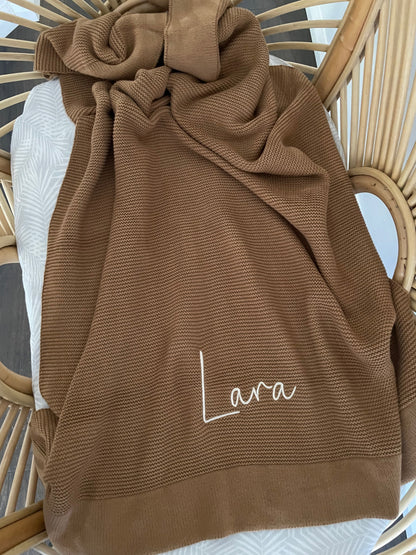 Personalised Blanket Cocoa
