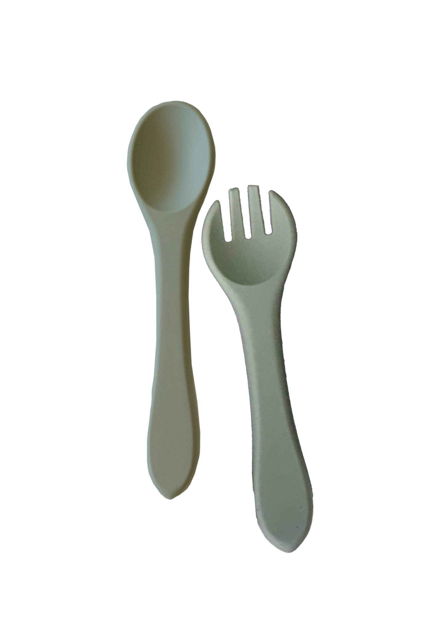 Lux Silicone Spoon + Fork Set